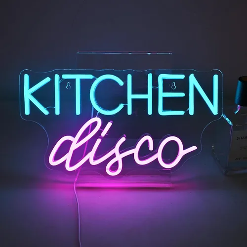 Miniatura 17 de Letreros de neón de flamenco, sol y palmera para decoración de pared, divertido letrero de luz de neón LED regulable, alimentado por USB, para bar