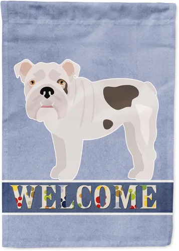 Miniatura 129 de Caroline's Treasures CK3647CHF - Bandera de bienvenida con diseño de bulldog francés, manga grande, para porche, para colgar en la pared, poliéster