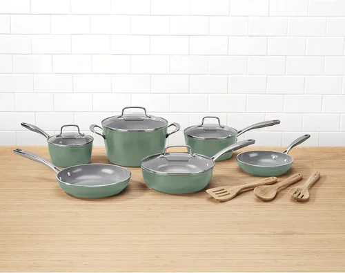 Miniatura 2 de Cuisinart 52G-13SG GreenChef Ceramic antiadherente utensilios de cocina Juego