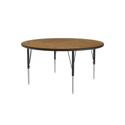 Miniatura 39 de Correll Mesa de Actividades Rectangular para Aula de 24"x36", Altura Ajustable (19"-29"), Granito Negro Laminado Térmico Fusionado Duradero