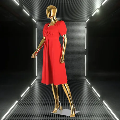 Miniatura 12 de Maniquí femenino de cuerpo completo negro - 70 pulgadas maniquí forma de vestido de exhibición de cuerpo completo maniquí Maniquí Torso Stand