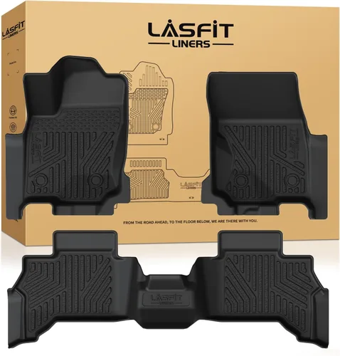 Miniatura 49 de LASFIT Alfombrillas de piso para Toyota Tacoma 2008-2011 Cabina de Acceso Transmisión Automática, Forro de Piso de Ajuste Personalizado para Todo