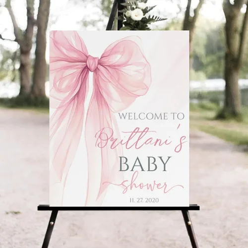 Miniatura 24 de Letrero personalizado de bienvenida para baby shower de baloncesto, letreros deportivos florales para baby shower #7h50