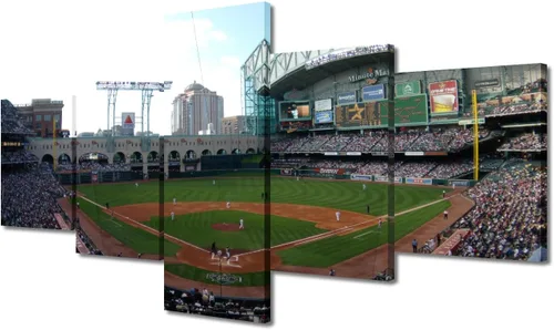Miniatura 86 de Arte para pared, lienzo para estadio deportivo, arte para pared, diseño de campo de Wrigley en Chicago, pinturas de Chicago, impresiones sobre