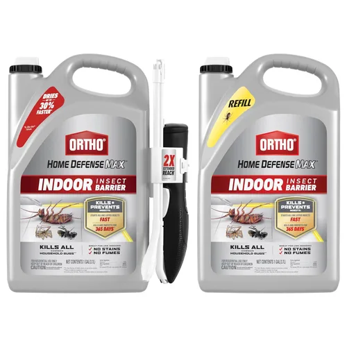 Miniatura 16 de Ortho Home Defense Max - Barrera de insectos para interiores con rociador alimentado por batería, mata hormigas, cucarachas, arañas, pulgas