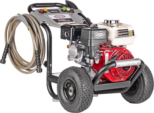 Miniatura 7 de Simpson 61014 3500 PSI a 2.5 GPM Honda GX200 con AAA AX300 Bomba de leva axial Agua fría Lavadora a presión de gas profesional PS61002-S