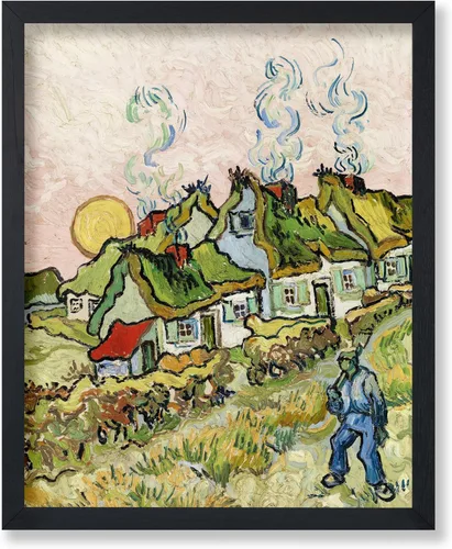 Miniatura 17 de Poster Master Póster clásico de Van Gogh, impresión impresionista vintage, regalo para artista, pintor, autorretrato, sombrero de paja, dibujo