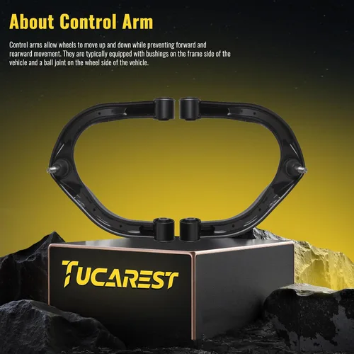 Miniatura 3 de TUCAREST 2 piezas K620649 K620650 Conjunto de brazo de control superior delantero y rótula compatible con Ni-ssan 2005-2020 Armada, 04-19