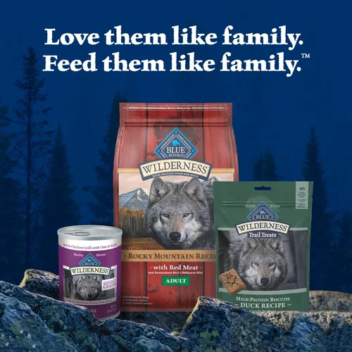 Miniatura 9 de Blue Buffalo Wilderness Trail Treats Galletas para perros con alto contenido de proteínas sin grano, crujientes, receta de pato, bolsa de 10 onzas