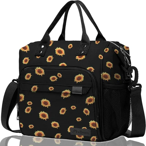 Miniatura 33 de TuErCao - Linda lonchera con forma de fresa para mujeres; bolsas de almuerzo para el trabajo, lonchera pequeña con aislamiento para pícnic, viaje
