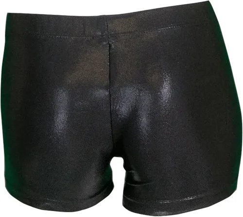 Miniatura 2 de LUOUSE Pantalones cortos de gimnasia para mujeres y niñas, pantalones cortos deportivos brillantes para niñas de 4 a 13 años, talla S-L