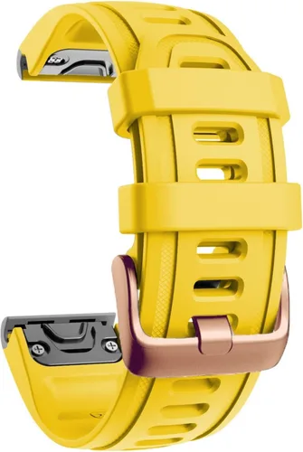 Miniatura 5 de Correa de reloj de liberación rápida pulsera de silicona para Garmin Fenix 5S 5X 5Plus 6S 6X 6 Pro oro rosa hebilla pulsera deportiva