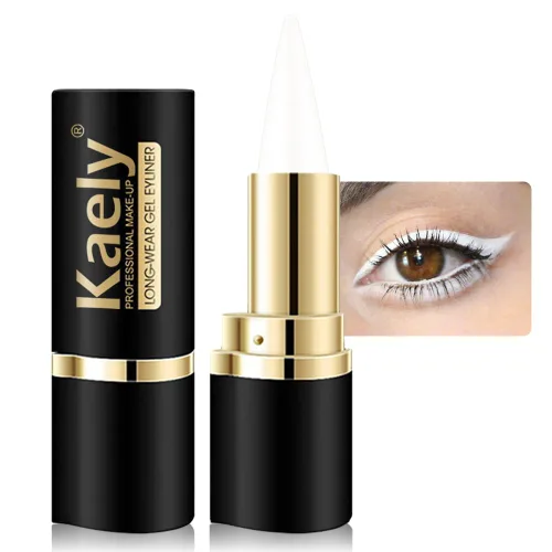 Miniatura 9 de evpct Delineador de ojos de gel negro y marrón 2 en 1, impermeable, a prueba de manchas, para Waterline, juego de pomadas de crema de cejas