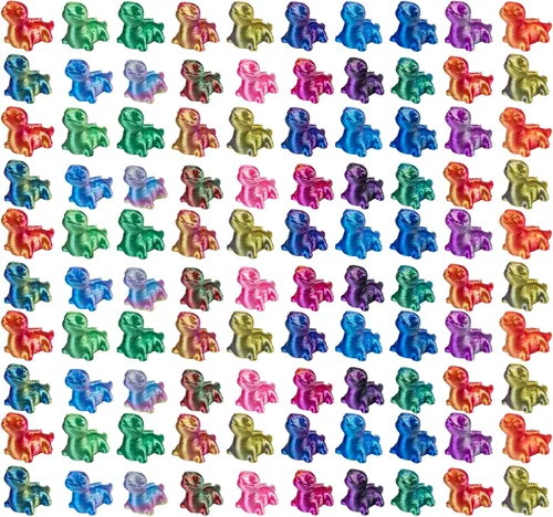 Miniatura 14 de 100 piezas de mini animales impresos en 3D figuras de plástico de animales pequeños en miniatura, figuras de gato pequeño a granel para micro hadas