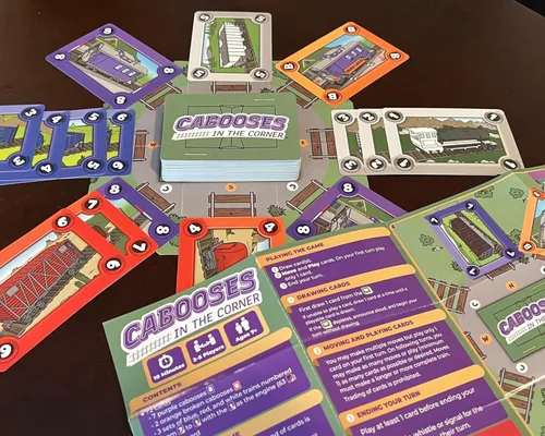 Miniatura 4 de Juego de cartas con temática de entrena para niños y familias fácil, divertido y educativo - 2-5 jugadores, mayores de 7 años - Estrategia