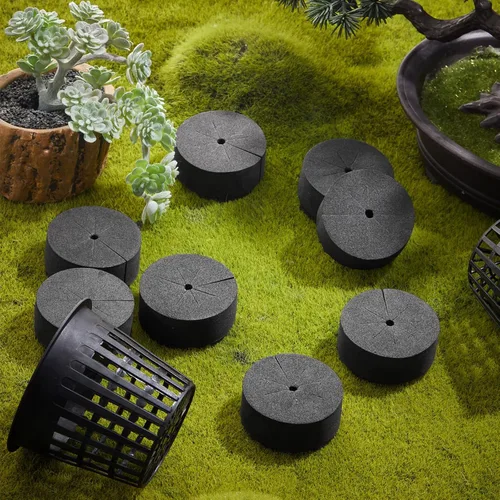 Miniatura 4 de Lallisa 240 collares de clon de 2 pulgadas, insertos de espuma para máquinas de clonación hidropónicas, se adaptan a macetas de red de 2 pulgadas
