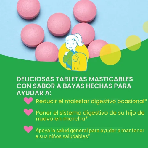 Miniatura 7 de Culturelle Kids - Probiótico masticable diario para niños, para niños de 3 años en adelante, 30 unidades, #1 Marca recomendada por pediatras