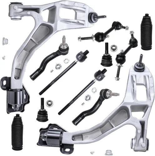 Miniatura 95 de Detroit Axle - Kit de extremo delantero para Ford 1998-2001 Explorer Mercury Mountaineer, 4 barras estabilizadoras delanteras y traseras, 2 brazos