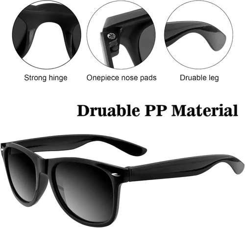 Miniatura 31 de TUPARKA Paquete de 20 lentes de sol para niños a granel para fiestas de verano en la piscina, fiestas de cumpleaños, bolsas de golosinas, color verde