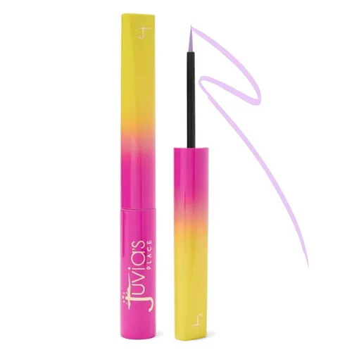Miniatura 9 de Juvia's Place Garden Of Juvia's Liquid Liner Sun Flower - Amarillo neón, maquillaje líquido de color intenso, sin crueldad, a prueba de manchas