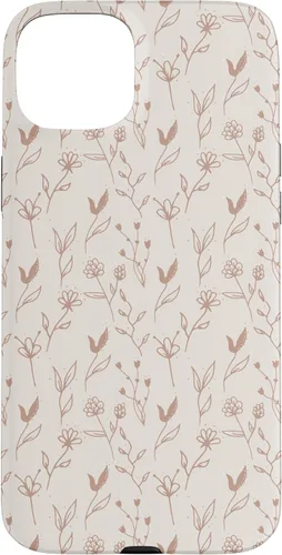 Miniatura 9 de Beige Tan Wildflower Floral Minimal Flower Boho Case for iPhone 17