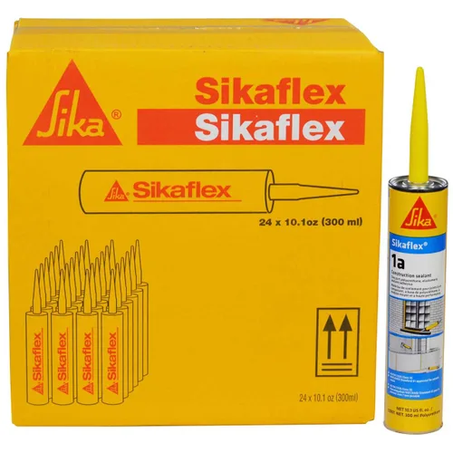 Miniatura 9 de Kit Sikaflex 1a - Sellador de poliuretano de un componente, flexible, sin goteo, para superficies verticales y horizontales de hormigón
