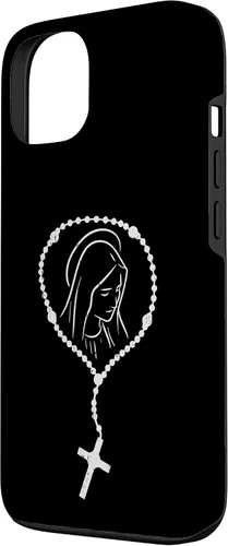 Miniatura 2 de Funda de regalo católica religiosa para iPhone 13 Rosario Virgen María Dios Jesús Fe
