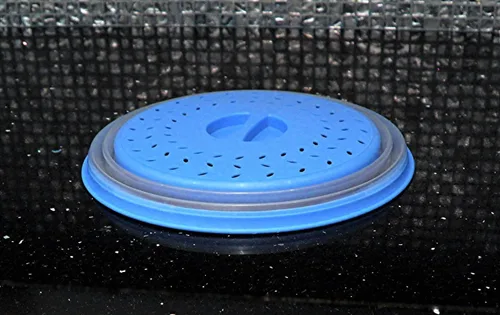 Miniatura 3 de Dependable Industries' 2 en 1 plegable cubierta protectora contra salpicaduras de microondas y colador de lavado de verduras: lo último en cocina