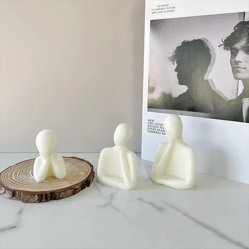 Miniatura 3 de Esculturas de estatuas humanas 3D, moldes de vela de silicona, moldes de resina, moldes de silicona para cuerpo, figuras para resina, bricolaje