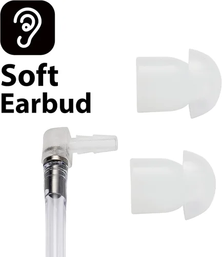 Miniatura 6 de Auricular de policía de 0.138 pulgadas/1 pin solo escucha tubo acústico auricular para altavoz remoto micrófono Motorola Kenwood radio de 2 vías FBI