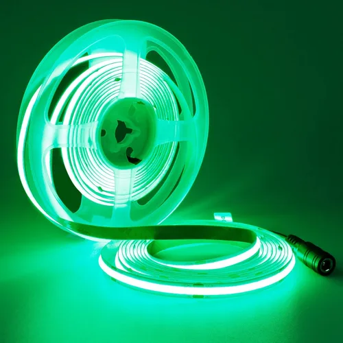 Miniatura 13 de YUNBO Tira de luz LED COB de 12 V 3000 K blanco cálido 16.4 pies de alta densidad 480LED/M CRI>90 Uniforme sin puntos autoadhesivo cortable flexible