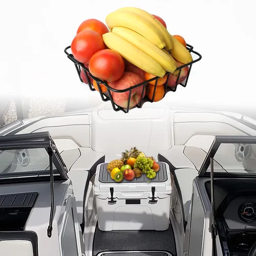 Miniatura 4 de Cesta hielera para YETI 35 y 45, cesta interior de productos secos compatible con enfriadores YETI Tundra 35 o 45, estante enfriador de alambre