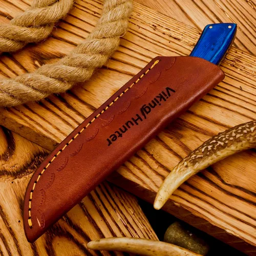 Miniatura 7 de Cuchillos de Damasco Hechos a Mano Personalizados de Acero de Damasco Cuchillo de Caza para Desollar, Camping, Exterior - Cuchillos de Caza de Hoja