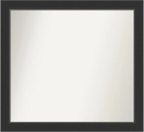 Miniatura 119 de Amanti Art Espejo personalizado, espejo de baño negro Astor, espejo de pared o espejo de tocador de baño sobre el fregadero (25 x 25 pulgadas)