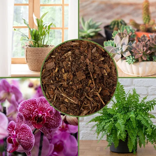 Miniatura 6 de Soil Sunrise Pepitas de mantillo de corteza de pino 100% natural (12 cuartos de galón) pequeñas astillas para jardinería en contenedores