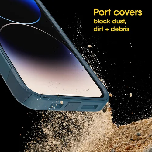 Miniatura 5 de OtterBox Funda para iPhone 14 Pro Max (solamente) de la serie Commuter - Dont BE azul (azul), delgada y resistente, apta para bolsillo