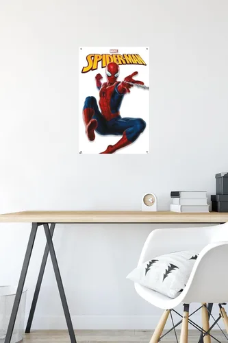 Miniatura 6 de Trends International Marvel Comics - Póster de pared de Spider-Man Feature Series, 14.72 x 22.37 pulgadas, paquete de póster premium y alfiler