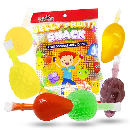 Miniatura 7 de Fusion Select - Gelatina de frutas para hacer el reto en Tik Tok - Dulces en forma de frutas con sabores surtidos de fresa, naranja, manzana, piña