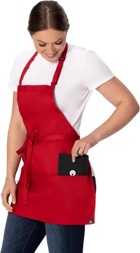 Miniatura 8 de Chef Works - Delantal unisex de tres bolsillos