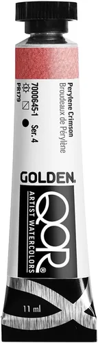 Miniatura 31 de GOLDEN QoR Acuarelas para artistas, Azul cobalto y teja, tubo de 11 ml, pintura profesional de acuarela, semiopaca Verde azulado cobalto
