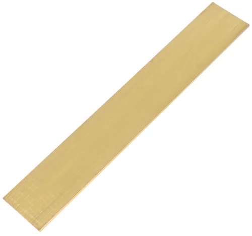 Barra plana de latón C360 de 1/8 "x 2" de 12 pulgadas de largo sólido .118 "placa Mill Stock Latón macizo