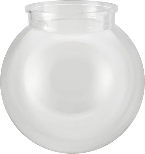 Miniatura 3 de Aspen Creative 28001-60-41, Globo de lámpara de poste de 6" de acrílico transparente de repuesto con cuello de 3-3/4