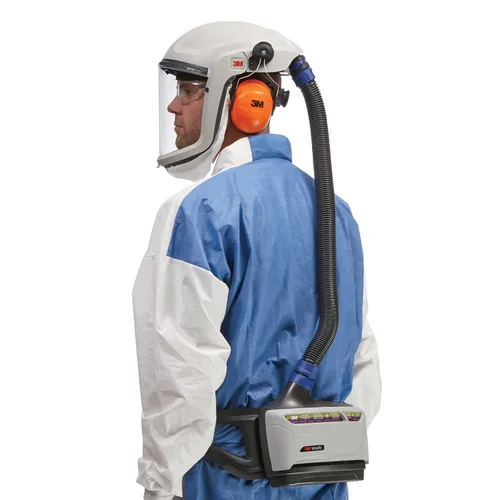 Miniatura 5 de 3M PAPR, Versaflo - Tubo de vinilo de respiración de ajuste de longitud BT-30, respirador purificador de aire eléctrico, conexión giratoria