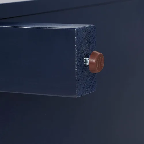 Miniatura 14 de Crosley Furniture Cassai - Armario de almacenamiento alto para despensa con estantes, cocina, comedor o lavandería, color azul marino