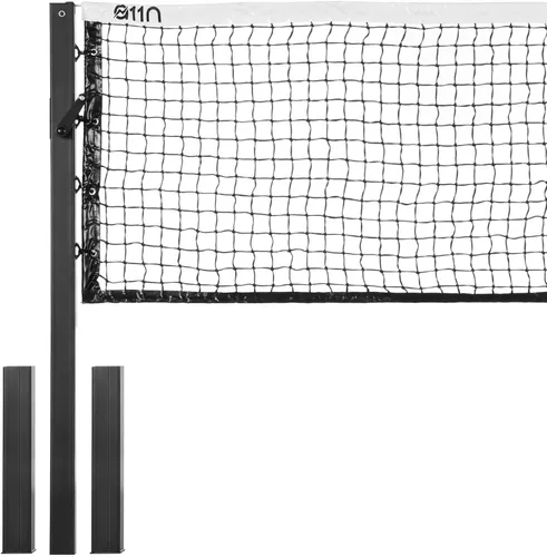 A11N SPORTS Sistema de red de pickleball de grado profesional con postes de acero al carbono de alta resistencia, construcción a prueba de óxido