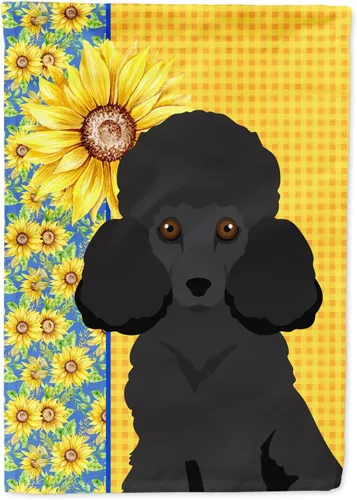 Miniatura 126 de Caroline's Treasures WDK5331CHF - Bandera de verano con diseño de girasoles rojos y blancos, manga grande, para porche, para colgar en la pared