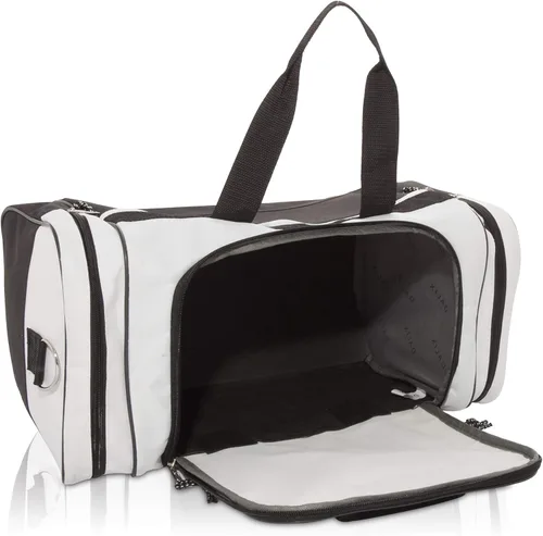 Miniatura 71 de Bolsa de lona, de DALIX, para el gimnasio, para viajar, 17 pulgadas