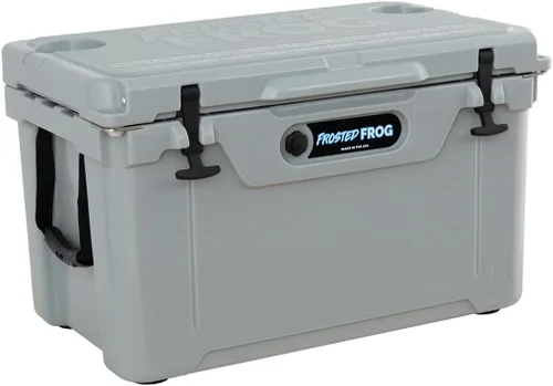Miniatura 8 de Frosted Frog Baúl de hielo de 45 cuartos de galón de alto rendimiento moldeado por roto aislado de grado comercial Verde original