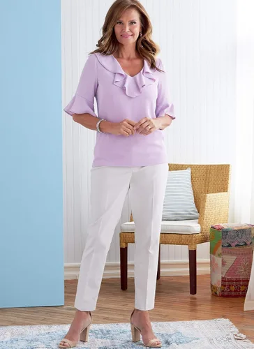 Miniatura 5 de Butterick B6814RR Misses/Plus Size Top/Vest 18W-20W-22W-24W, Multicolor