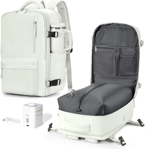 Miniatura 43 de VGCUB Mochila Grande de Viaje de Trabajo y Negocios Equipaje de Mano Aprobado para Vuelo Mochila para Laptop para Mujeres y Hombres Mochila